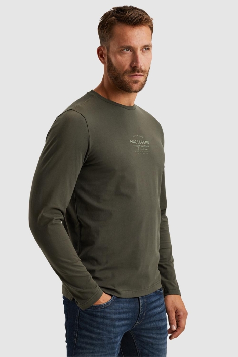 PME legend long sleeve r-neck cotton elastan